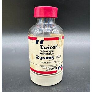 Vintage Pharmaceutical Drug Rep Advertising Tazicef Antibiotic Paperclips 80s